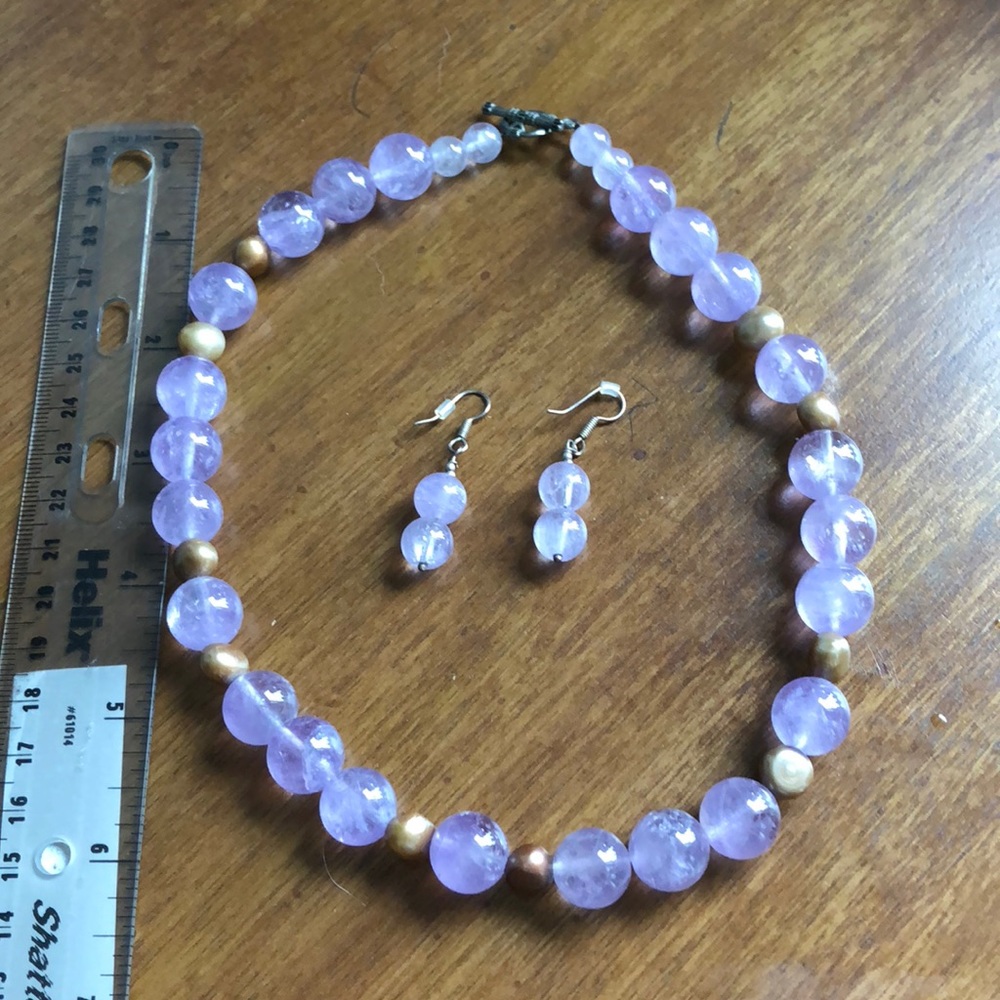 Earrings and Necklace Set